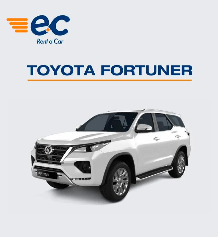 Toyota Fortuner premium 4x4 rental Costa Rica — EC Rent a Car