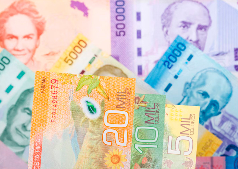 Costa Rican colón currency